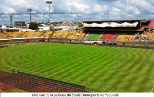 pelouse stade omnisports yaound&eacute;
