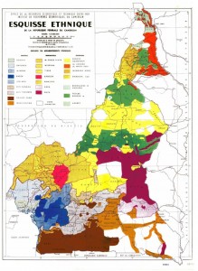carte ethnies Cameroun